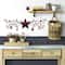 RoomMates Country Stars & Berries Peel & Stick Wall Decals